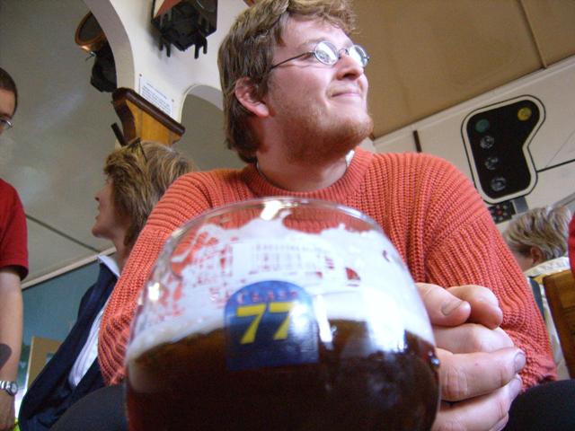 Van een bierbuik besproken! :-p