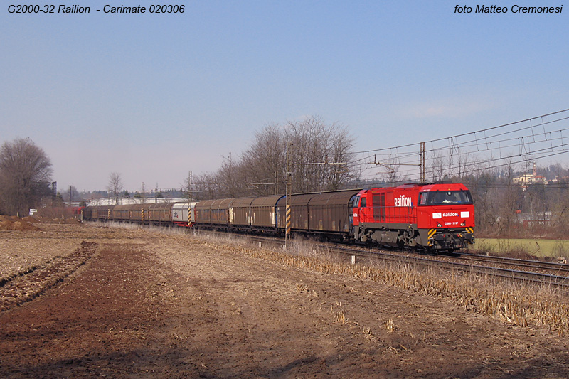 G.2000 Railion - EUC45047 Chiasso-Desio