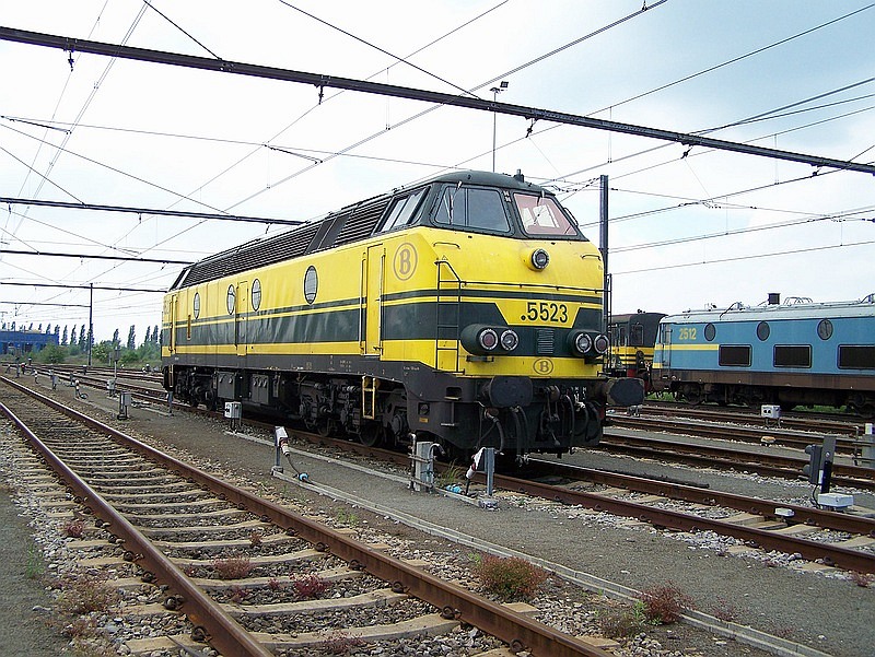De 5523 is net verplaats naar de bundel