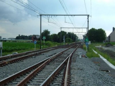 Lijn 59 nabij kilometer 12.1 in Westelijke richting (richting Sint Niklaas). Einde tijdelijke snelheidsbeperking voor lijn 59.