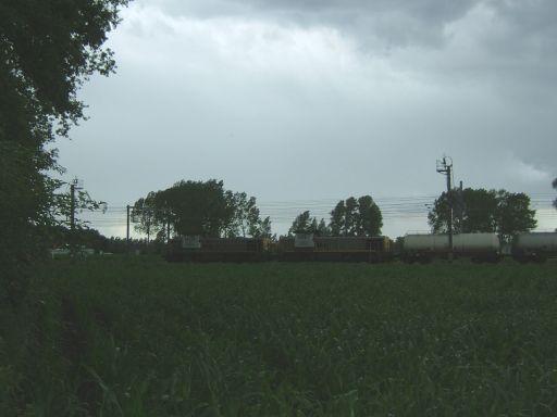 Y 59 / 10, goederentrein met een aantal VTG-wagens