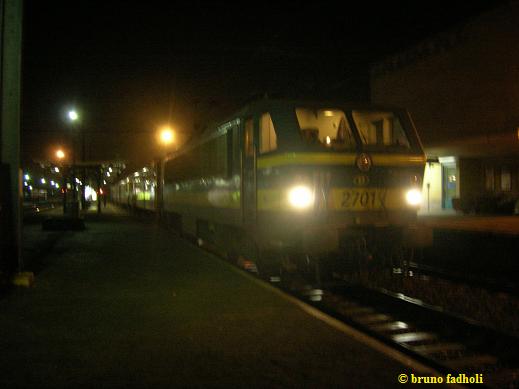 de trein...