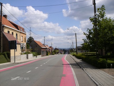 ...gevolgd door het eerste panoramisch zicht te Anzegem!