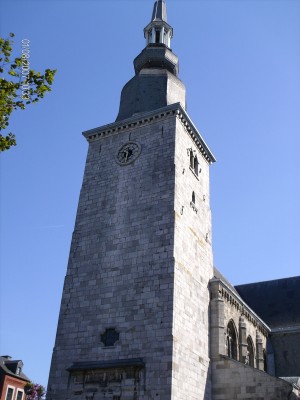 De kerk van het mooie stadje Marche-en-Famenne