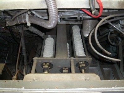 Tractiestuur, keerkruk &amp; krachthendel mechanisme