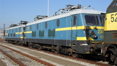 2301 stored in Antwerp Yard
