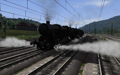 2 x BR 52 in actie